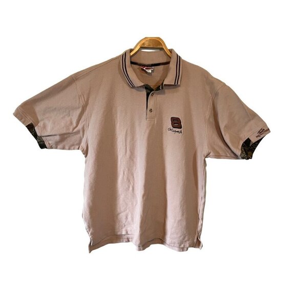 Vintage Dale Earnhardt Jr #8 Team RealTree Polo Shirt Camo XL Chase Authentics - Picture 1 of 8